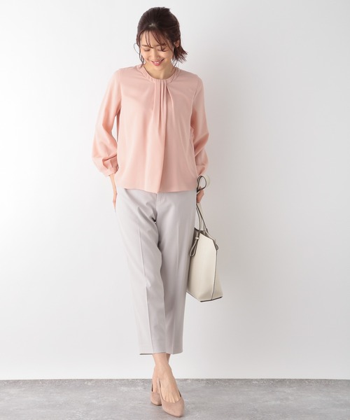 GLOBAL WORK(グローバルワーク)の「ボウタイフウブラウス/236493(Tシャツ/カットソー・レディース・ホワイト/ライトベージュ/ライトピンク/ライトグリーン/その他・LARGE/MEDIUM)」の21枚目の写真