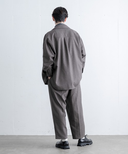 2022AW ebure メルトン ジャケット シャツ 36 2022AW ebure メルトン ジャケット シャツ 36