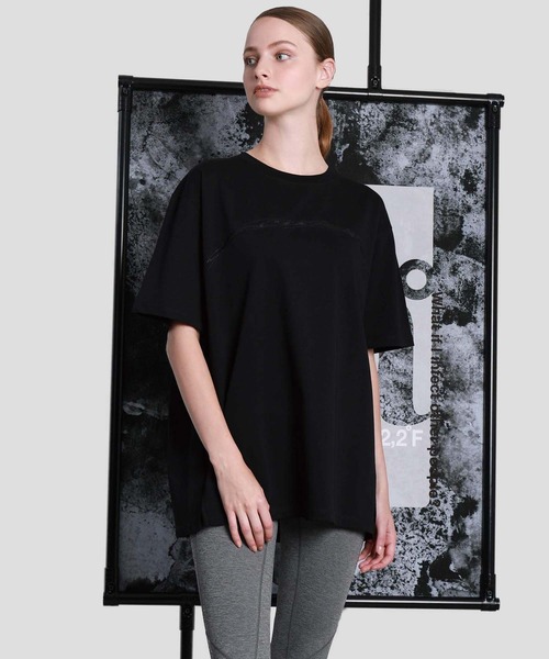 A DEGREE FAHRENHEIT（エーディグリーファーレンハイ）の「【ユニセックスアイテム】2LUX/adf刺繍 オーバーサイズT（Tシャツ/カットソー・メンズ・ホワイト/ブラック/オレンジ・SMALL/MEDIUM/LARGE/FREE）」の9枚目の写真