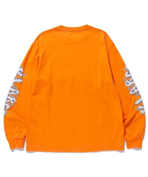 XLARGE（エクストララージ）の「BOOTS HOUSE L/S TEE（Tシャツ/カットソー・メンズ・ホワイト/オレンジ/ブラック・S/M/L/XL）」の7枚目の写真