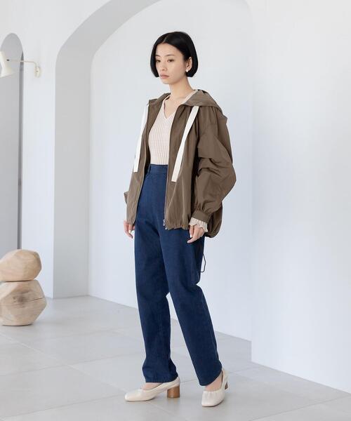 CITEN(シテン)の「<CITEN(シテン)>ボリュームギャザー ブルゾン(ナイロンジャケット・レディース・ホワイト/モカ・FREE)」の16枚目の写真