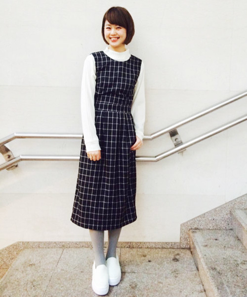 Kastane(カスタネ)の「【Kastane】サイドオープンワンピース(ワンピース・レディース・ネイビー/グレー/ブラック・FREE)」の1枚目の写真