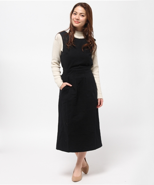 Kastane(カスタネ)の「【Kastane】サイドオープンワンピース(ワンピース・レディース・ネイビー/グレー/ブラック・FREE)」の4枚目の写真