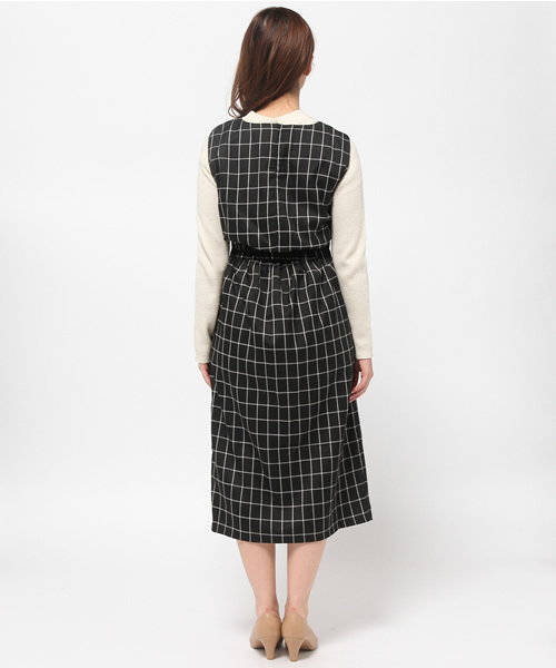 Kastane(カスタネ)の「【Kastane】サイドオープンワンピース(ワンピース・レディース・ネイビー/グレー/ブラック・FREE)」の7枚目の写真