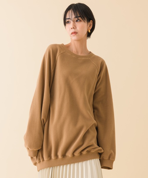 Dignite collier(ディニテコリエ)の「【KATHARINE ROSS】Dignite collier ふわかるあったかフリースビッグプルオーバー(ニット/セーター・レディース・アイボリー/キャメル・MEDIUM)」の22枚目の写真