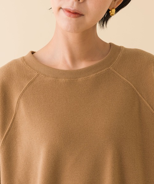 Dignite collier(ディニテコリエ)の「【KATHARINE ROSS】Dignite collier ふわかるあったかフリースビッグプルオーバー(ニット/セーター・レディース・アイボリー/キャメル・MEDIUM)」の17枚目の写真