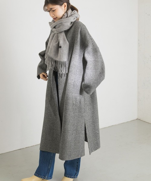 URBAN RESEARCH（アーバンリサーチ）の「【WEB限定】ウールストール（ストール/ショール・レディース・ベージュ系その他/オレンジ/イエロー/グレー系その他/グレー・FREE）」の12枚目の写真
