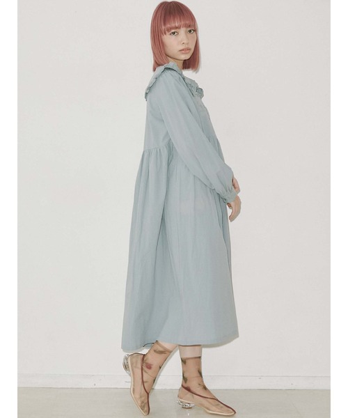 merry jenny（メリージェニー）の「レースパッチワークワンピース（ワンピース・レディース・ブラック/オフホワイト/ブルー・FREE）」の19枚目の写真