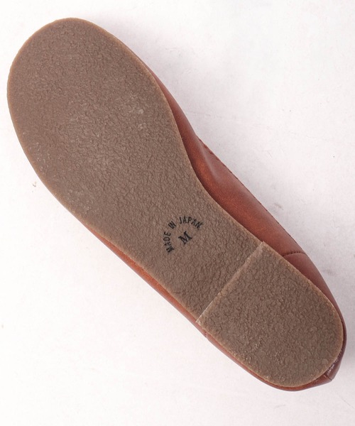 FUNALIVE（ファンアライブ）の「日本製 ラウンドトゥ 柔らか軽量フラットパンプス（バレエシューズ・レディース・ブラック/キャメル/ブラウン/ネイビー/ベージュ系その他/ターコイズブルー/グレー/レッド/マスタード・S/L/LL/3L/M/4L/SS）」の17枚目の写真