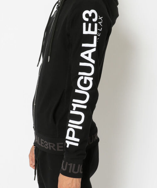 1piu1uguale3 RELAX(ウノピュウノウグァーレトレリラックス)の「【別注】1PIU1UGUALE3 RELAX/ウノピゥ ウノ ウグァーレ トレ リラックス/SIDE LOGO RHINESTONE ZIP HOODIE(パーカー・メンズ・ブラック/グレー・SMALL/MEDIUM/LARGE/X-LARGE/XX-LARGE)」の21枚目の写真