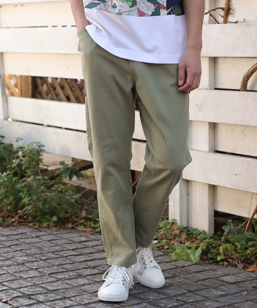 UNION STATION（ユニオンステーション）の「カツラギイージーペインターパンツ（その他パンツ・メンズ・ブラック/オフホワイト/グリーン・S/M/L）」の3枚目の写真