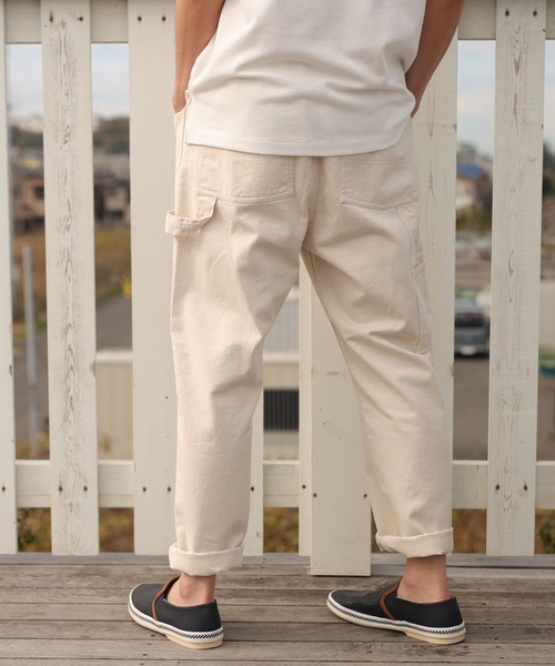 UNION STATION（ユニオンステーション）の「カツラギイージーペインターパンツ（その他パンツ・メンズ・ブラック/オフホワイト/グリーン・S/M/L）」の6枚目の写真