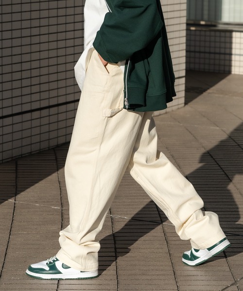 Perushu（ペルーシュ）の「テーパードペインターパンツ（その他パンツ・メンズ・オフホワイト/カーキ/サックスブルー/マスタード・SMALL/MEDIUM/LARGE）」の14枚目の写真