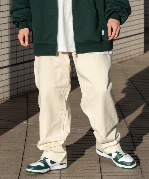 Perushu（ペルーシュ）の「テーパードペインターパンツ（その他パンツ・メンズ・オフホワイト/カーキ/サックスブルー/マスタード・SMALL/MEDIUM/LARGE）」の13枚目の写真