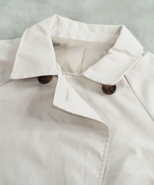 tiptop（ティップトップ）の「ボリューム袖ベルト付きトレンチコート【ZOZO限定アイテム】（トレンチコート・レディース・ベージュ/グリーン/アイボリー/グレイッシュベージュ・FREE/L）」の10枚目の写真