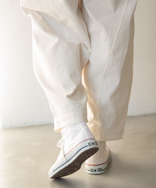 idem（イデム）の「basic loose pants/コットンルーズワイドパンツ（その他パンツ・レディース・ホワイト/カーキ/ブラック/ブルー・SMALL/FREE）」の14枚目の写真