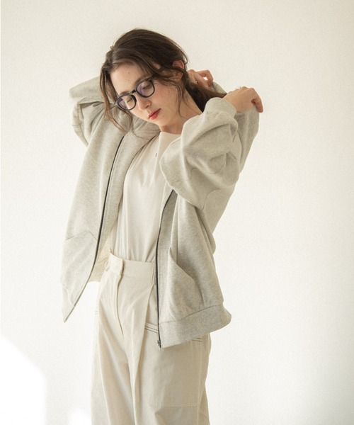 idem（イデム）の「basic loose pants/コットンルーズワイドパンツ（その他パンツ・レディース・ホワイト/カーキ/ブラック/ブルー・SMALL/FREE）」の20枚目の写真