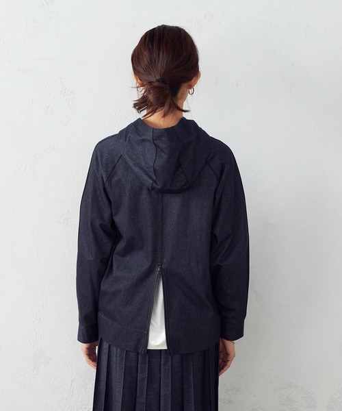 COMME CA ISM(コムサイズム)の「【一部店舗限定】ゆったりパーカー(パーカー・レディース・ブラック/ネイビー・MEDIUM/LARGE)」の9枚目の写真