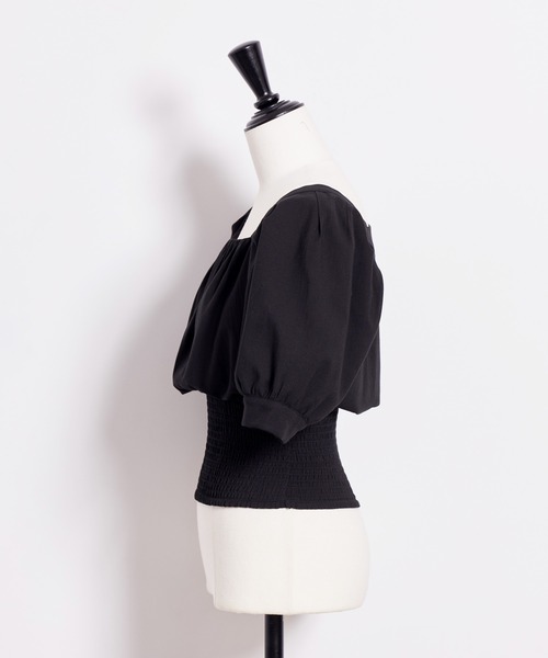 NOELA(ノエラ)の「ボリュームソデシャーリングブラウス(シャツ/ブラウス・レディース・ブラック/オフホワイト/イエロー/オレンジ・フリー)」の19枚目の写真