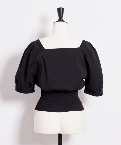 NOELA(ノエラ)の「ボリュームソデシャーリングブラウス(シャツ/ブラウス・レディース・ブラック/オフホワイト/イエロー/オレンジ・フリー)」の13枚目の写真