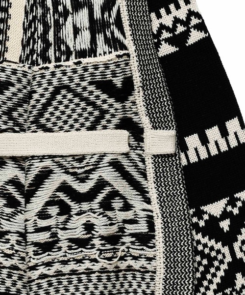 TOGA PULLA（トーガ　プルラ）の「TOGA PULLA Jacquard knit cardigan TP21-XO206（カーディガン/ボレロ・レディース・ピンク/ブラック・38）」の6枚目の写真