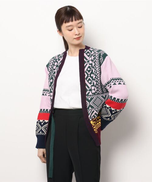 TOGA PULLA Jacquard knit cardigan カーディガン TOGA PULLA Jacquard knit cardigan カーディガン