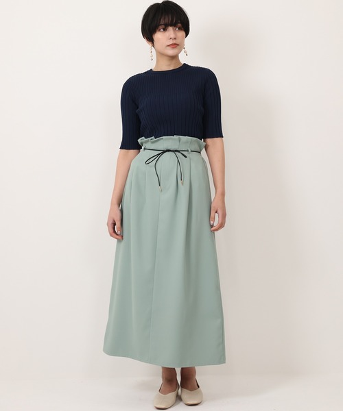 LOUISE ODIER(ルイーズオディール)の「アーバンツイルスカート(スカート・レディース・ブラック/グリーン/モカ・MEDIUM)」の22枚目の写真
