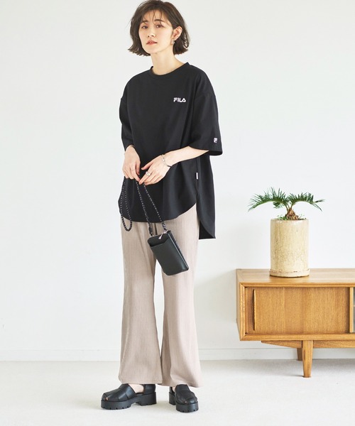 GeeRA(ジーラ)の「リブカットソーフレアーパンツ(その他パンツ・レディース・ブラック/サンドグレー・MEDIUM/LARGE/X-LARGE)」の17枚目の写真