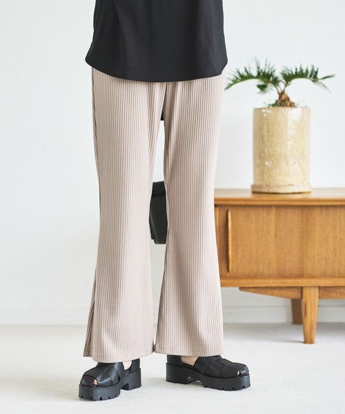 GeeRA(ジーラ)の「リブカットソーフレアーパンツ(その他パンツ・レディース・ブラック/サンドグレー・MEDIUM/LARGE/X-LARGE)」の15枚目の写真