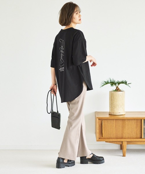 GeeRA(ジーラ)の「リブカットソーフレアーパンツ(その他パンツ・レディース・ブラック/サンドグレー・MEDIUM/LARGE/X-LARGE)」の19枚目の写真