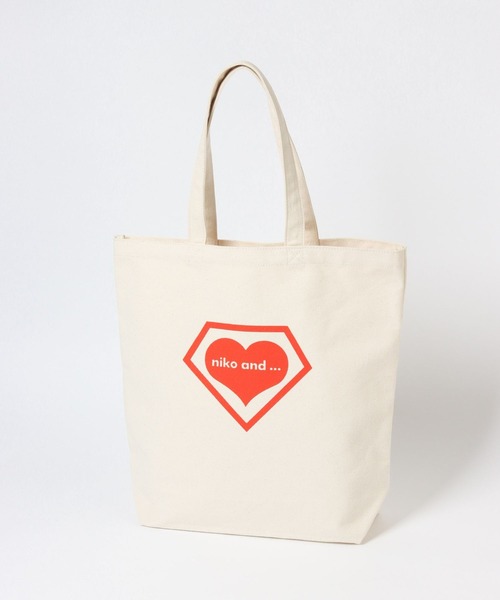 niko and...（ニコアンド）の「【SUPER LOVERS（スーパーラヴァーズ）】コラボプリントラフトートバッグ（トートバッグ・レディース・その他1/その他2/その他3/その他4・0）」の3枚目の写真