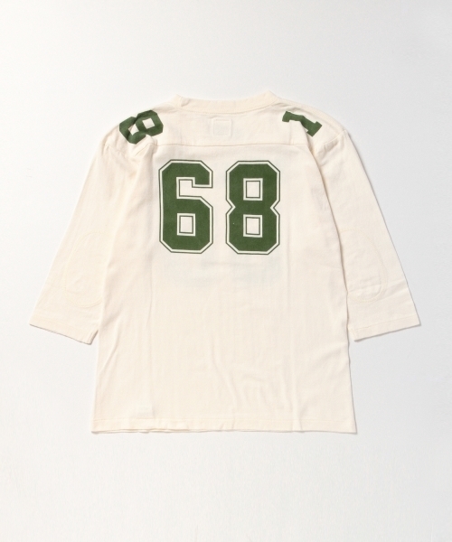 SCREEN STARS(スクリーンスターズ)の「◎SCREEN STARS / フットボール 7分袖(Tシャツ/カットソー・レディース・ナチュラル/グレー/ブラック・ONE SIZE)」の9枚目の写真