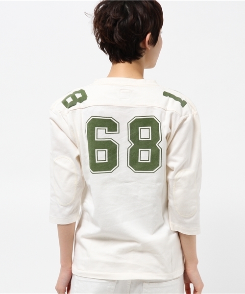 SCREEN STARS(スクリーンスターズ)の「◎SCREEN STARS / フットボール 7分袖(Tシャツ/カットソー・レディース・ナチュラル/グレー/ブラック・ONE SIZE)」の22枚目の写真