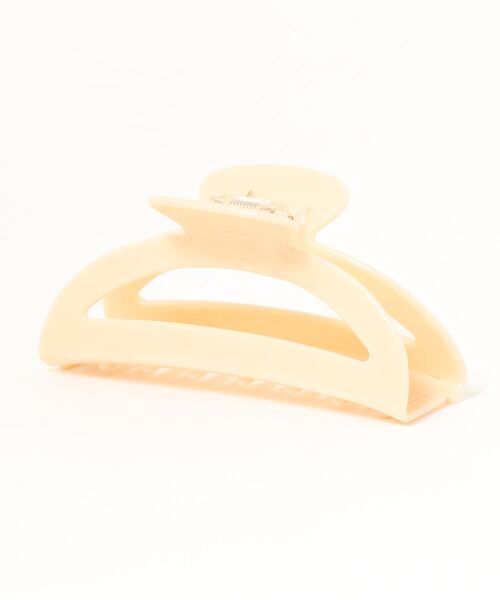 ACCOMMODE(アコモデ)の「バンスクリップハーフサークルアクリル(バレッタ/ヘアクリップ・レディース・ベージュ/アイボリー/ブラウン・FREE)」の1枚目の写真
