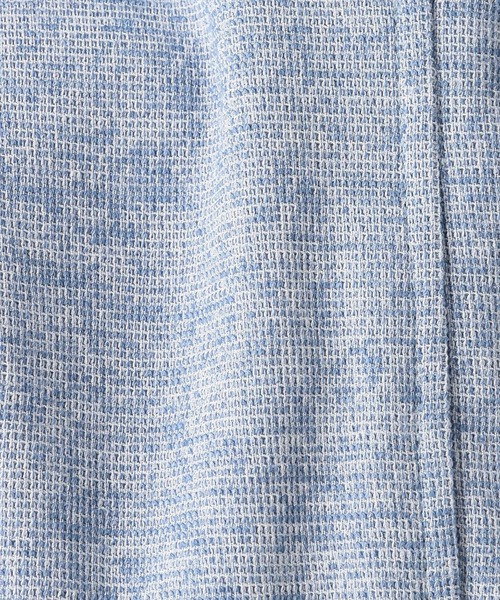 HIDEAWAYS NICOLE（ハイダウェイニコル）の「7分袖ノーカラージャケット（カーディガン/ボレロ・メンズ・ネイビー/グレー/サックスブルー/ブラック×ホワイト・MEDIUM/LARGE/X-LARGE/XX-LARGE）」の14枚目の写真