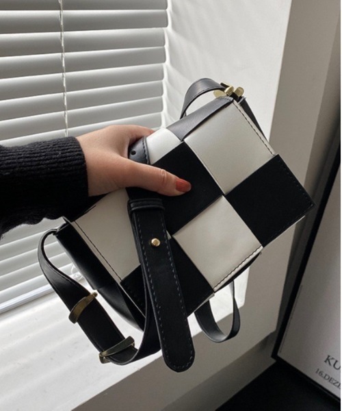 Burner（バーナー）の「【OKUOKU　0909】ブロック　ボックスショルダーバッグ　/  oku-ba-271（ショルダーバッグ・レディース・その他3/その他4/その他6/その他5/その他1/その他2・FREE）」の20枚目の写真