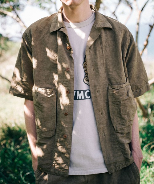 GYPSY&SONS(ジプシーアンドサンズ)の「C/L FATIGUE SHIRTS(シャツ/ブラウス・メンズ・ブラック/ブラウン・MEDIUM/LARGE)」の5枚目の写真