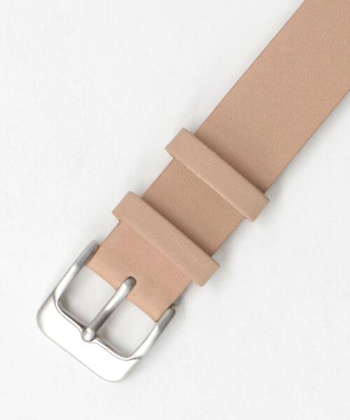 Mavenwatches（マベンウォッチズ）の「＜MAVEN WATCHES＞34mm交換用レザーベルト/シルバーカラー2（アナログ腕時計・レディース・ブラック/ベージュ/オフホワイト・FREE）」の10枚目の写真