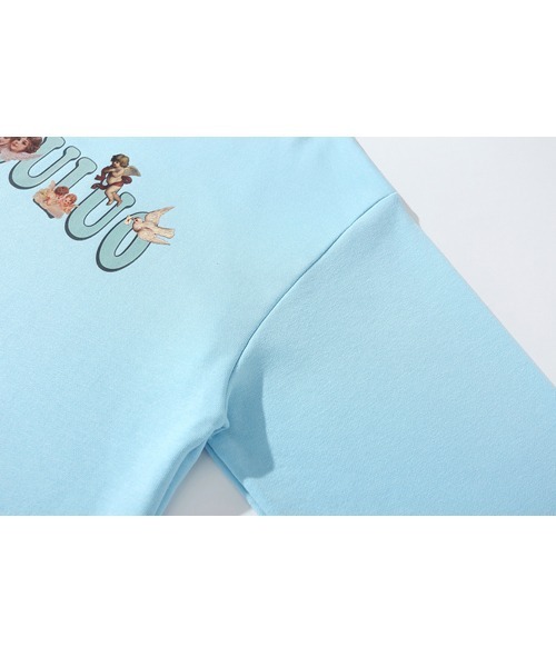Ressaca(レサーカ)の「オーバーサイズ エンジェル プリントロゴ ロンT(Tシャツ/カットソー・メンズ・ブラック/ブルー/アイボリー・M/L/XL)」の13枚目の写真