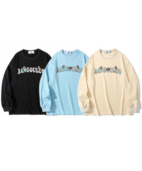 Ressaca(レサーカ)の「オーバーサイズ エンジェル プリントロゴ ロンT(Tシャツ/カットソー・メンズ・ブラック/ブルー/アイボリー・M/L/XL)」の12枚目の写真