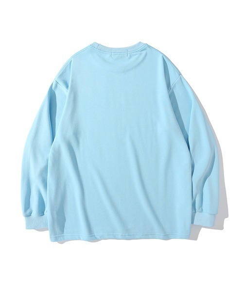 Ressaca(レサーカ)の「オーバーサイズ エンジェル プリントロゴ ロンT(Tシャツ/カットソー・メンズ・ブラック/ブルー/アイボリー・M/L/XL)」の8枚目の写真