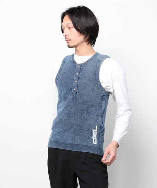 DIESEL（ディーゼル）の「メンズ ニット ノースリーブ（ニット