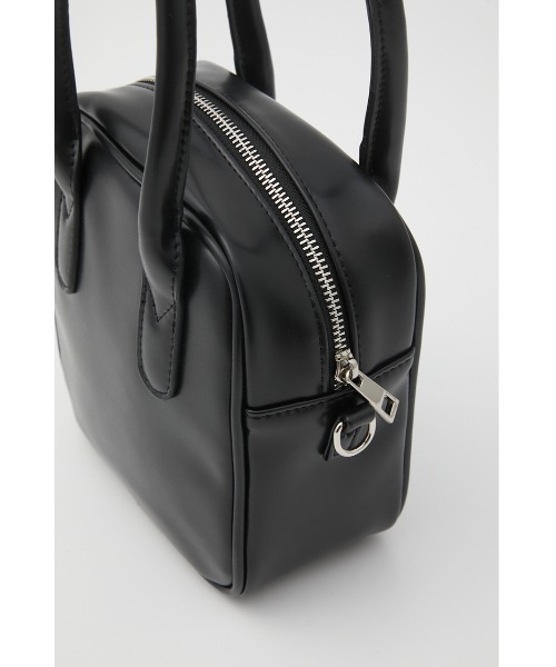 SLY（スライ）の「LIMITED ITEM ROUND SQUARE BAG ラウンド スクエア バッグ（ボストンバッグ・レディース・ブラック/ベージュ/ライトイエロー・FREE）」の7枚目の写真