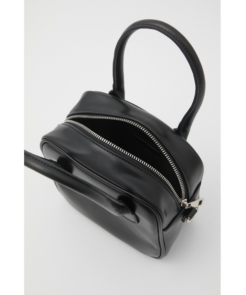 SLY（スライ）の「LIMITED ITEM ROUND SQUARE BAG ラウンド スクエア バッグ（ボストンバッグ・レディース・ブラック/ベージュ/ライトイエロー・FREE）」の8枚目の写真