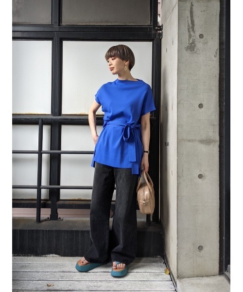 SLY（スライ）の「LIMITED ITEM ROUND SQUARE BAG ラウンド スクエア バッグ（ボストンバッグ・レディース・ブラック/ベージュ/ライトイエロー・FREE）」の20枚目の写真