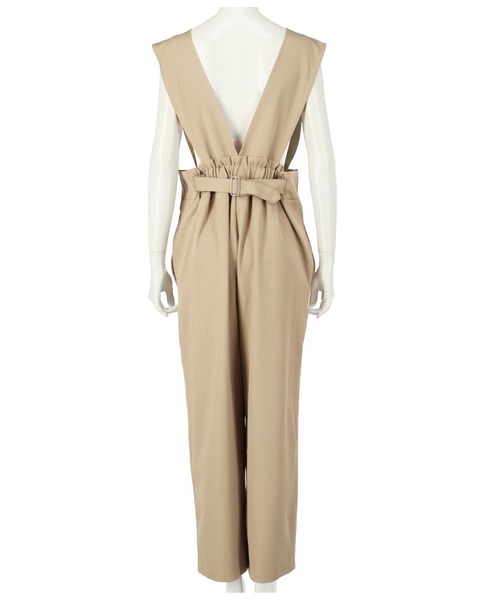 CHILLE（チル）の「ゆったりサロペット（サロペット/オーバーオール・レディース・ブラック/ベージュ・FREE）」の11枚目の写真