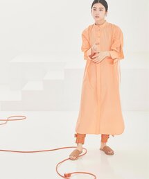 スリットシャツワンピース