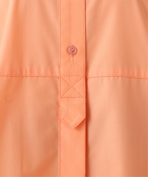 RAY CASSIN（レイカズン）の「スリットシャツワンピース（シャツワンピース・レディース・オレンジ/オフホワイト・FREE）」の15枚目の写真