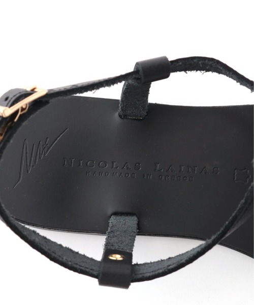 NICOLAS LAINAS(ニコラスライナス)の「《追加》【NICOLAS LAINAS/ニコラスライナス】アンクルストラップサンダル(サンダル・レディース・ブラック/ブラウン・36/35/38/39/37)」の13枚目の写真