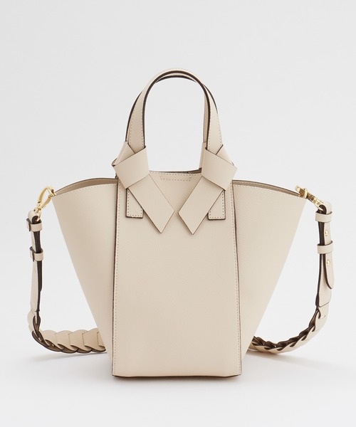 COLONY 2139(コロニートゥーワンスリーナイン)の「編み込みショルダートートバッグ(トートバッグ・レディース・アイボリー/グレイッシュベージュ・FREE)」の19枚目の写真